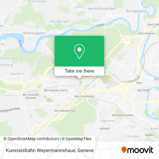 Kunsteisbahn Weyermannshaus map