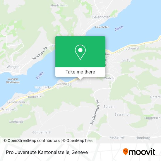 Pro Juventute Kantonalstelle map