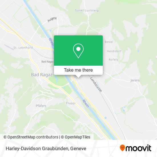 Harley-Davidson Graubünden map