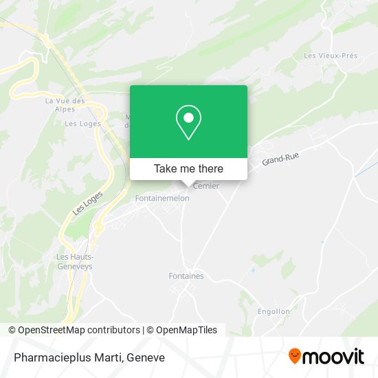 Pharmacieplus Marti map