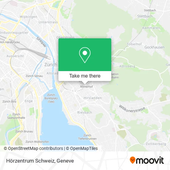 Hörzentrum Schweiz map