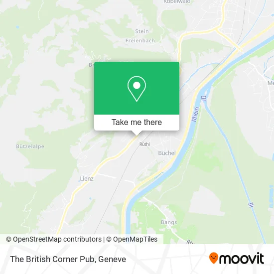 The British Corner Pub map