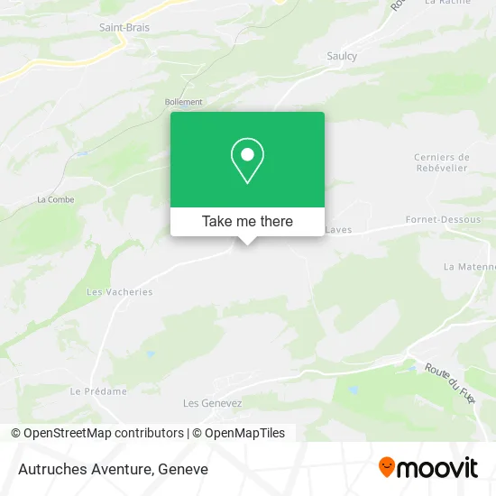 Autruches Aventure map