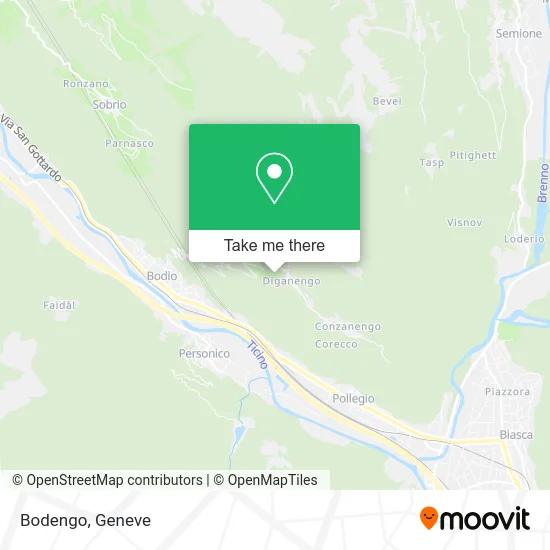 Bodengo map