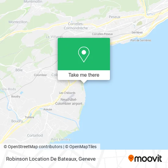 Robinson Location De Bateaux map