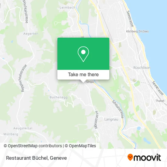 Restaurant Büchel map