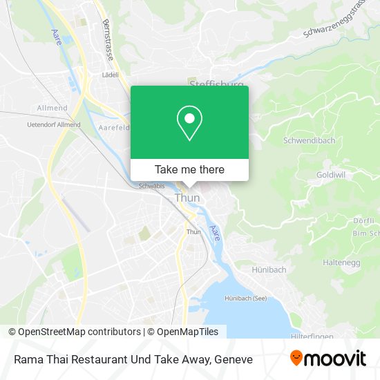 Rama Thai Restaurant Und Take Away plan