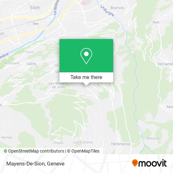 Mayens-De-Sion map