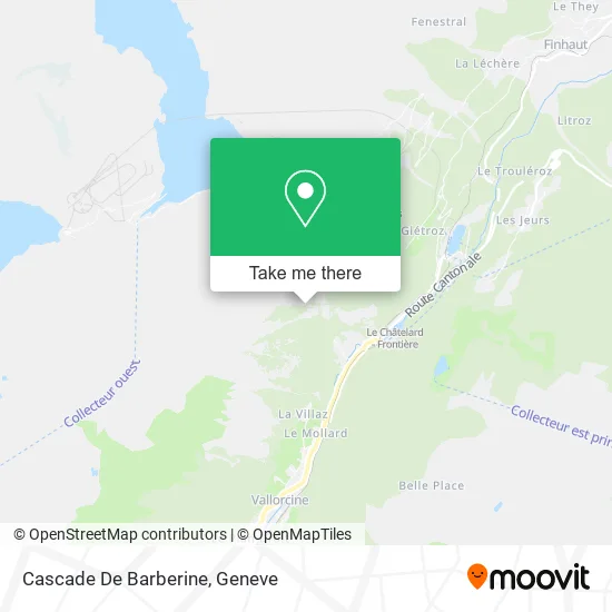 Cascade De Barberine map