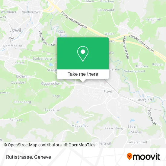 Rütistrasse plan