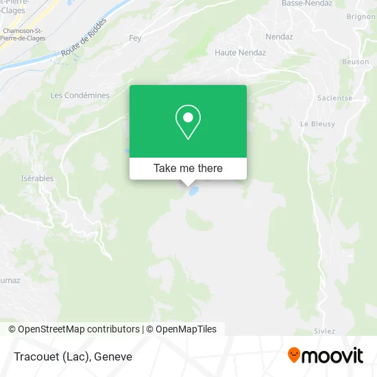Tracouet (Lac) map