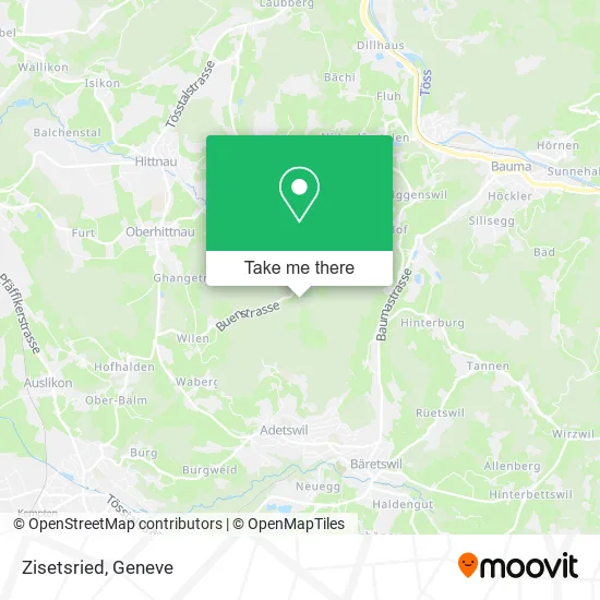 Zisetsried map