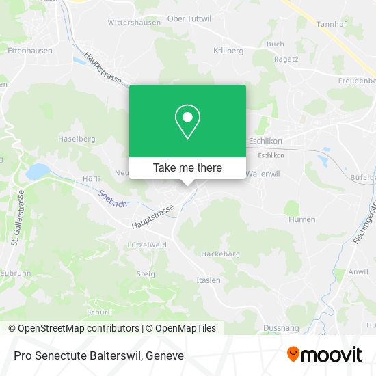 Pro Senectute Balterswil map