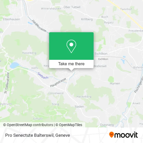 Pro Senectute Balterswil map
