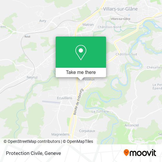 Protection Civile map