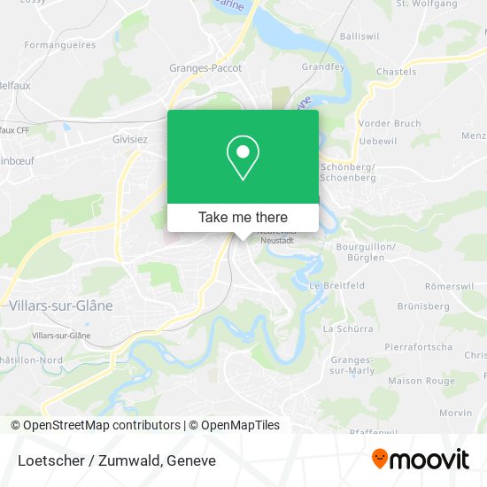 Loetscher / Zumwald map