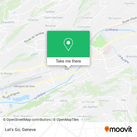 Let's Go map