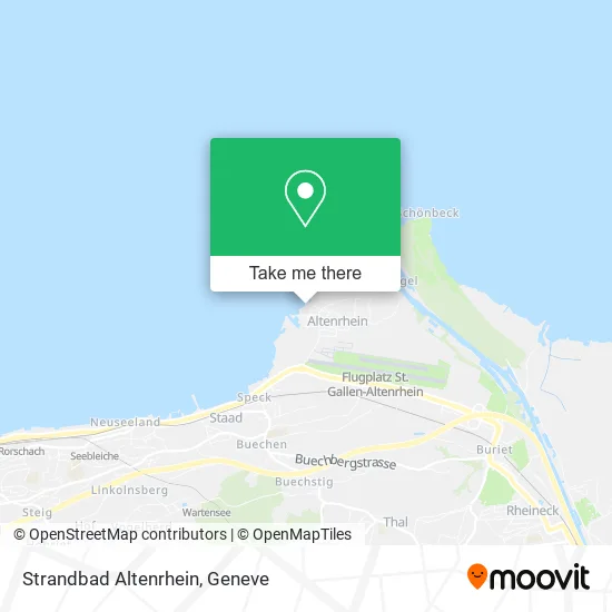 Strandbad Altenrhein map