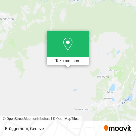 Brüggerhorn map