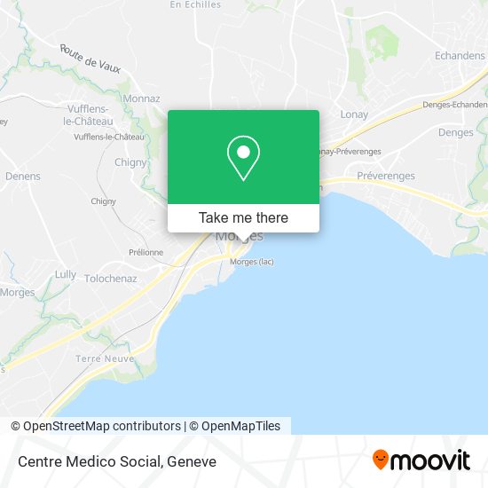 Centre Medico Social map