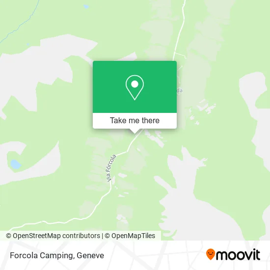 Forcola Camping map