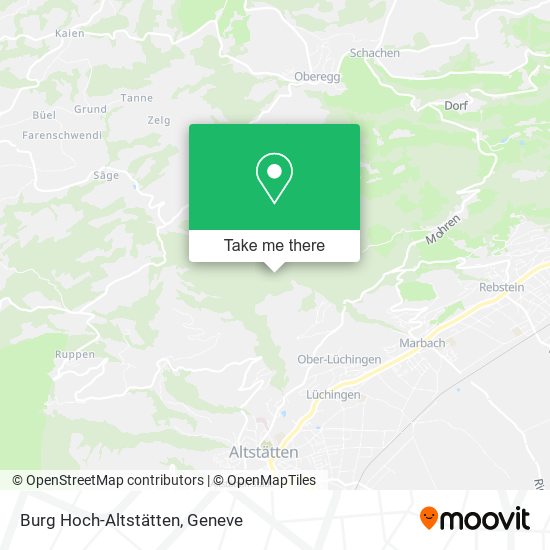 Burg Hoch-Altstätten map