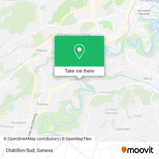 Châtillon-Sud map