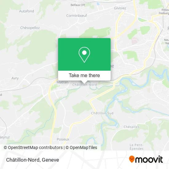 Châtillon-Nord map