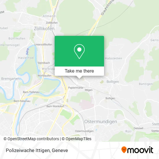 Polizeiwache Ittigen plan