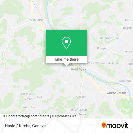 Hasle / Kirche map