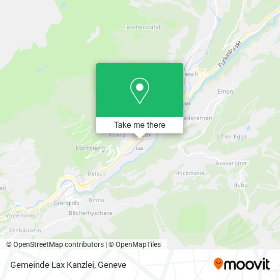 Gemeinde Lax Kanzlei map