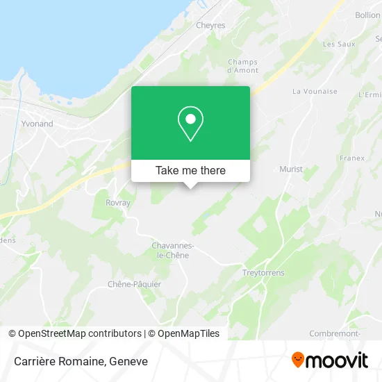 Carrière Romaine map