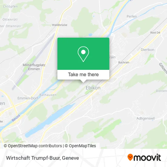 Wirtschaft Trumpf-Buur map