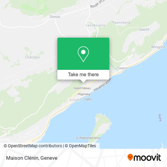 Maison Clénin map