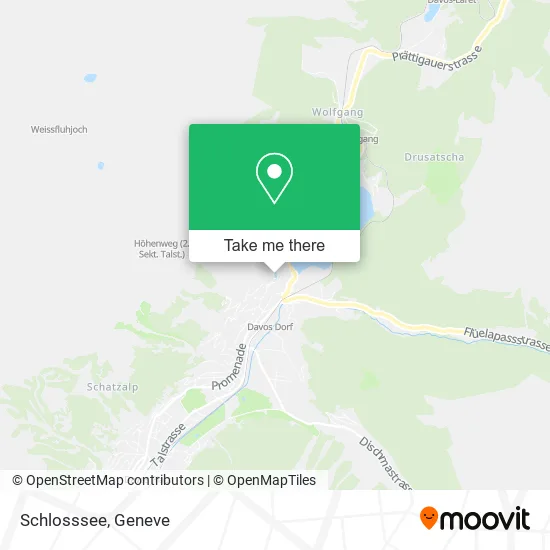 Schlosssee map