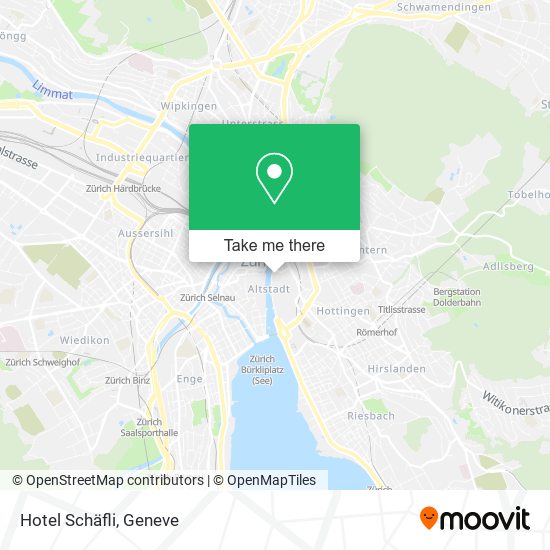 Hotel Schäfli map