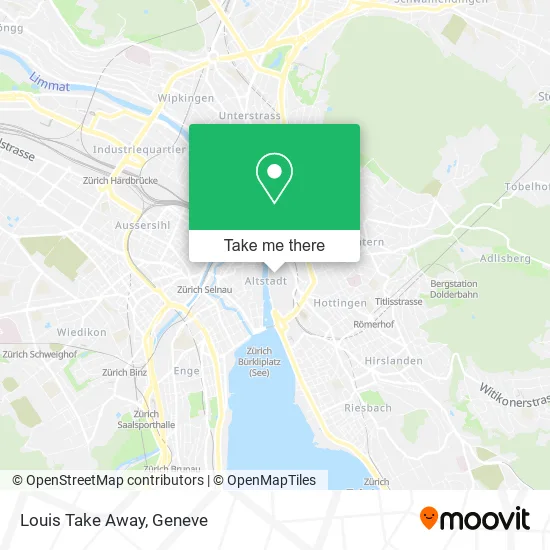 Louis Take Away map