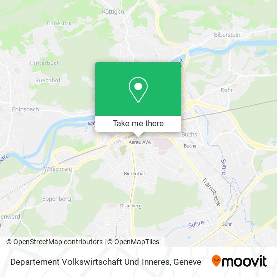 Departement Volkswirtschaft Und Inneres map