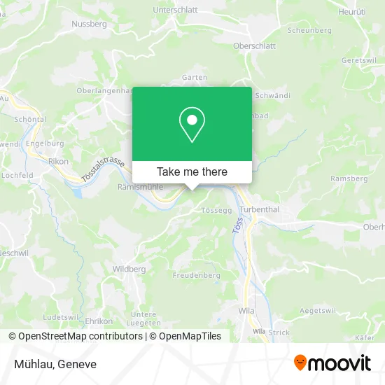 Mühlau map