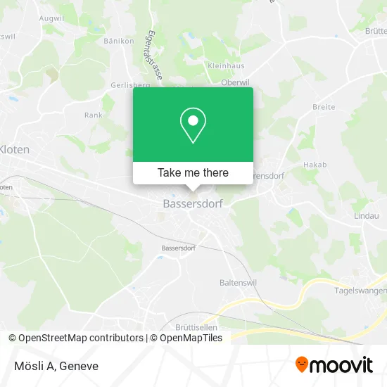 Mösli A map