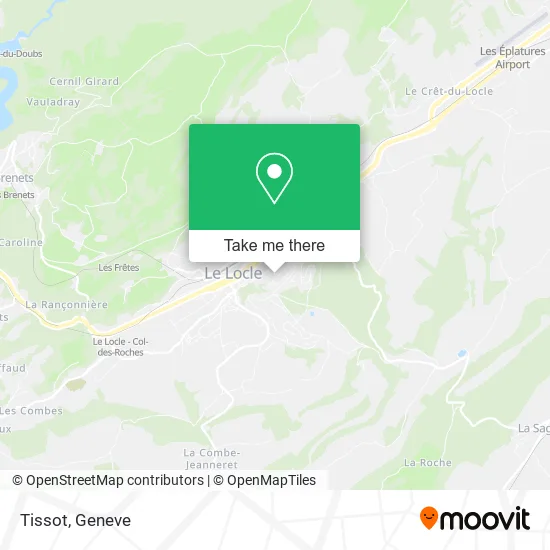 Tissot map