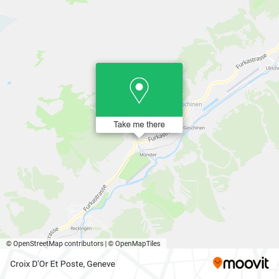 Croix D'Or Et Poste map