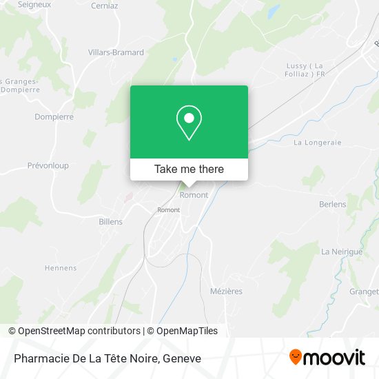 Pharmacie De La Tête Noire map