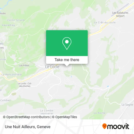 Une Nuit Ailleurs map