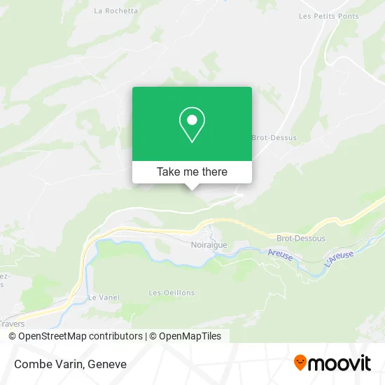 Combe Varin map