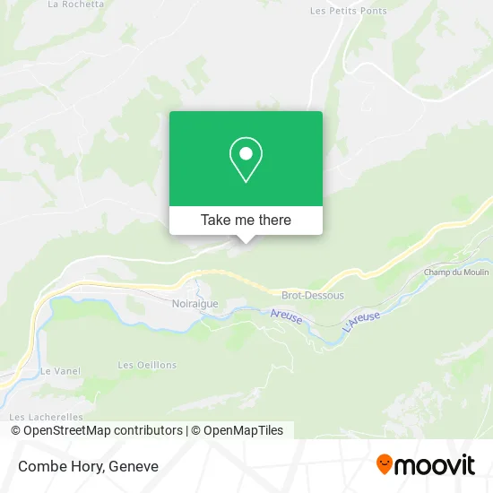 Combe Hory map