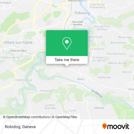 Robidog map