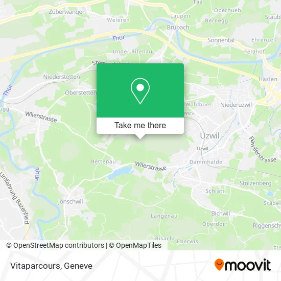 Vitaparcours map