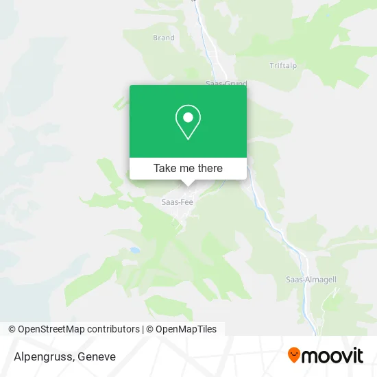 Alpengruss map