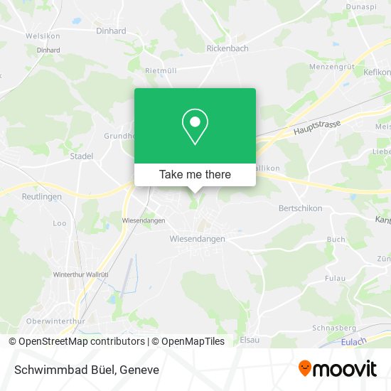Schwimmbad Büel map